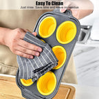 Teglia per Muffin in Silicone con Struttura Metallica Robusta