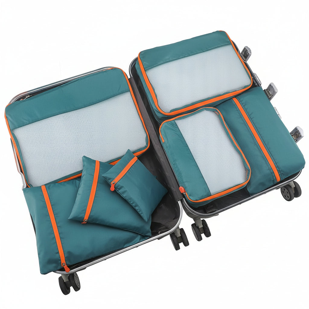 JOURNEASY - Set di 7 Borse Organizzatrici per Valigia Portatile per Viaggi