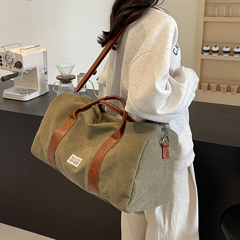 LUXIBAG - Borsa da Viaggio Vintage Lavata a Grande Capacità Organizer Multiuso