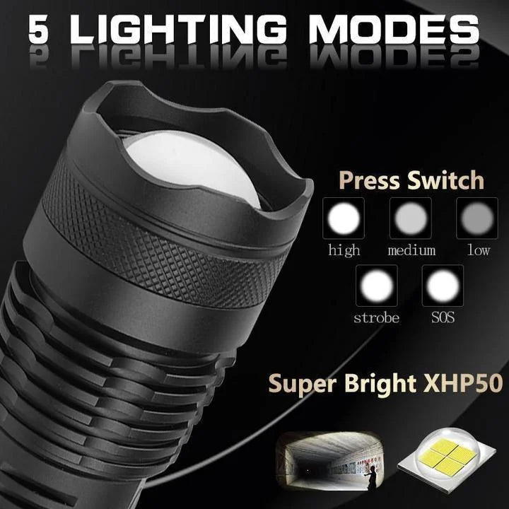 90000 Lumen Xhp50.2 Torcia Elettrica Più Potente