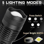 90000 Lumen Xhp50.2 Torcia Elettrica Più Potente