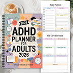 FOCUSVAULT – Pianificatore Esclusivo per Adulti con ADHD 2026, Diario Strutturato di Produttività Giornaliera e Settimanale