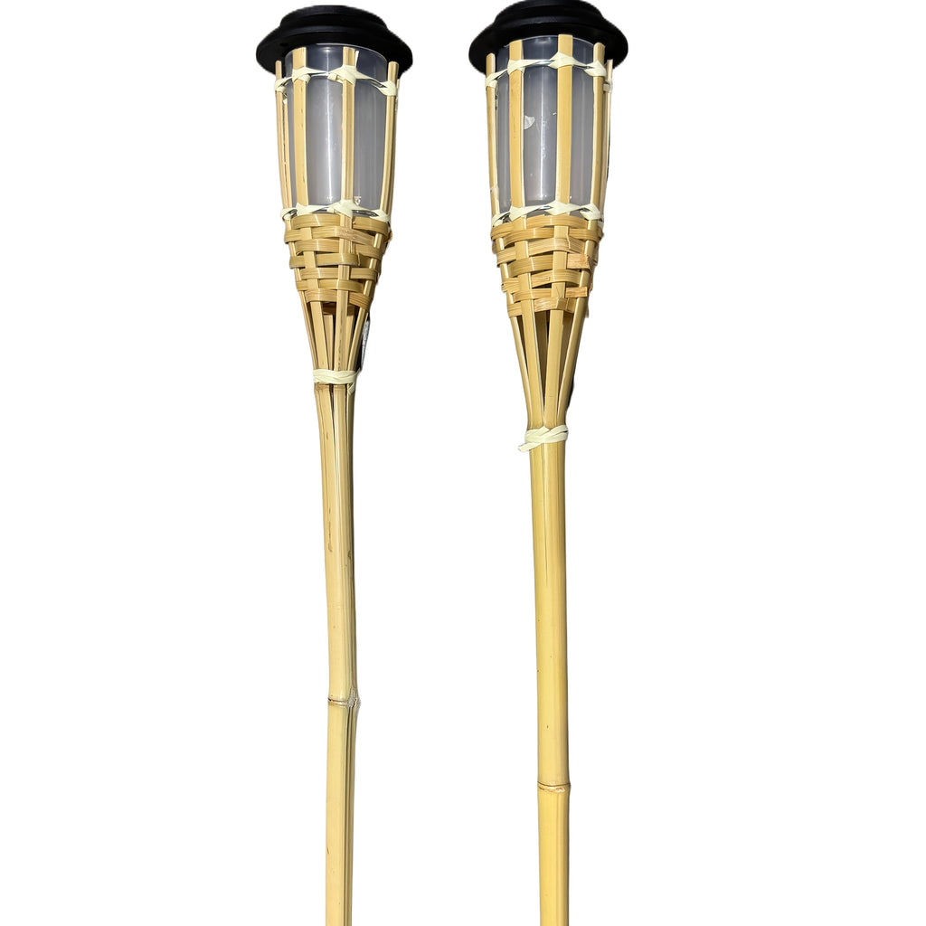 FLAMEGLOW – Luci LED in Bambù Solari per Atmosfera Esterni