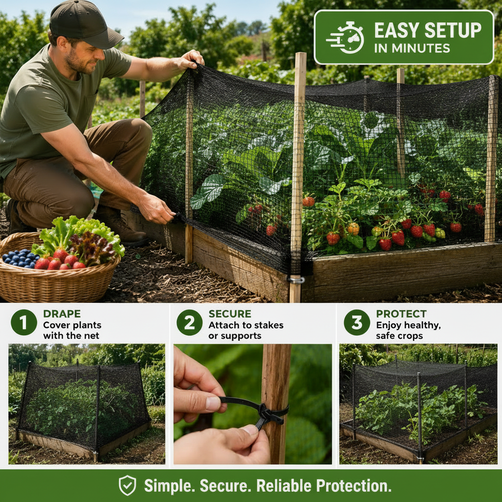 FARMGUARD – Rete di Protezione per Frutteti, Uccelli e Cervi