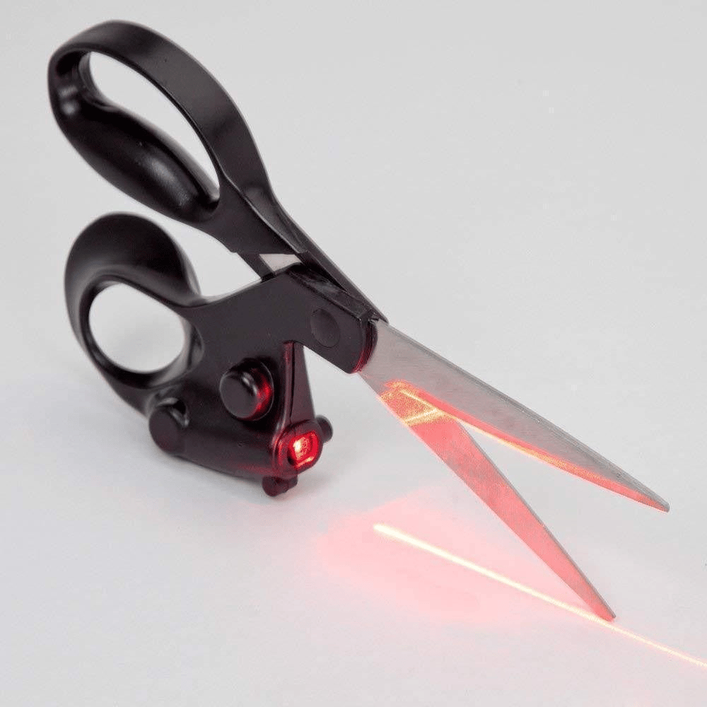 Forbici professionali guidate da laser