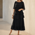 Florelle – Abito midi a balze per donna