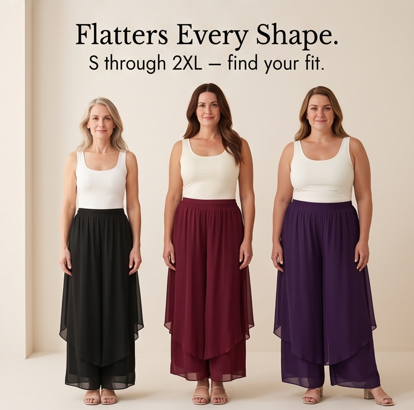 Florenza – Pantaloni Palazzo Fluttuanti da Donna