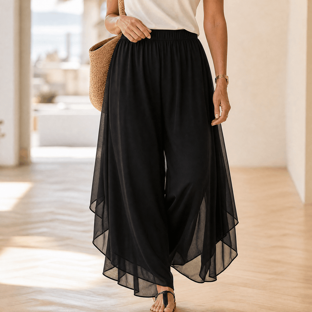 Florenza – Pantaloni Palazzo Fluttuanti da Donna