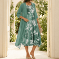 Floressa – Set di Abito a Due Pezzi con Fantasia Floreale