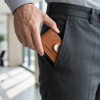Vaultric - Portafoglio Slim Pop-Up con Tasca per AirTag