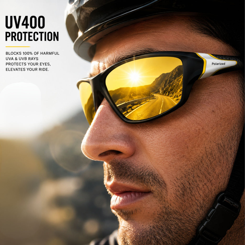 GLAREBLOCK – Occhiali da sole sportivi polarizzati con protezione UV400