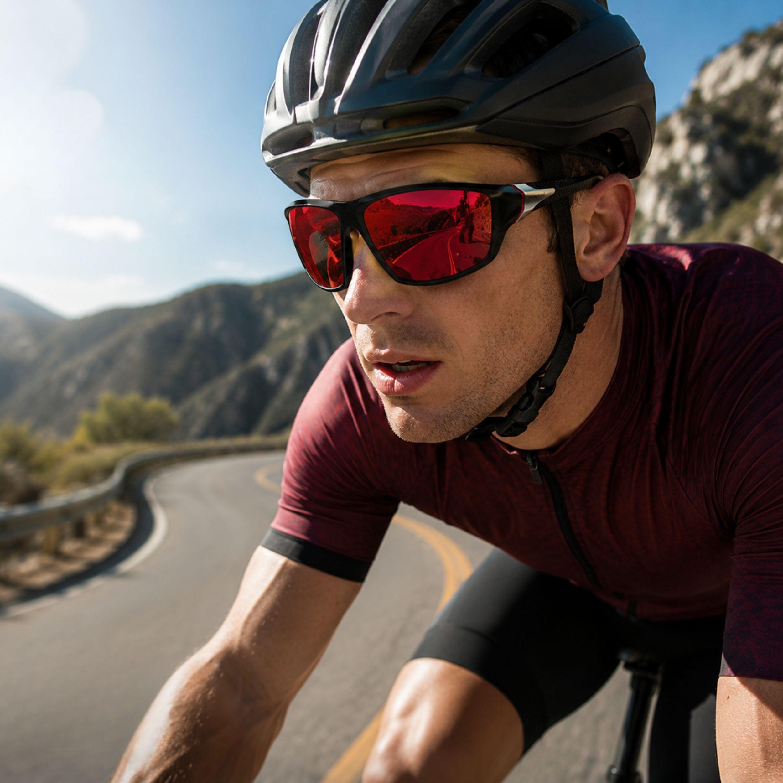 GLAREBLOCK – Occhiali da sole sportivi polarizzati con protezione UV400