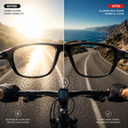 GLAREBLOCK – Occhiali da sole sportivi polarizzati con protezione UV400