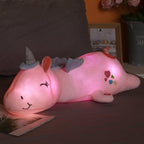 Lunacorn Unicorno Luminoso | Morbido Amico di Peluche | LED Arcobaleno | Regalo Perfetto per Bambini