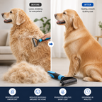 GROOMMASTER PRO – Spazzola per la rimozione del pelo a doppio lato per cani e gatti