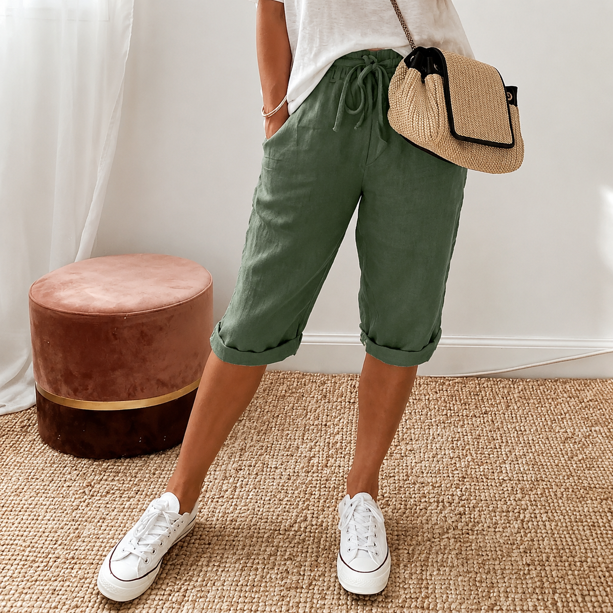 Lunaire – Pantaloni Capri da Donna per uno Stile Estivo Facile
