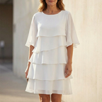 Florelle – Abito a Righe con Balze per Donna