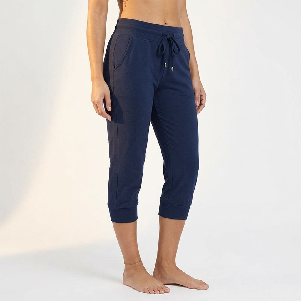 Lunara – Jogger Capri in Cotone Morbido con Coulisse