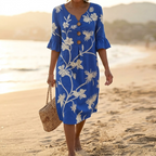 Solenya – Abito Midi Floreale da Donna