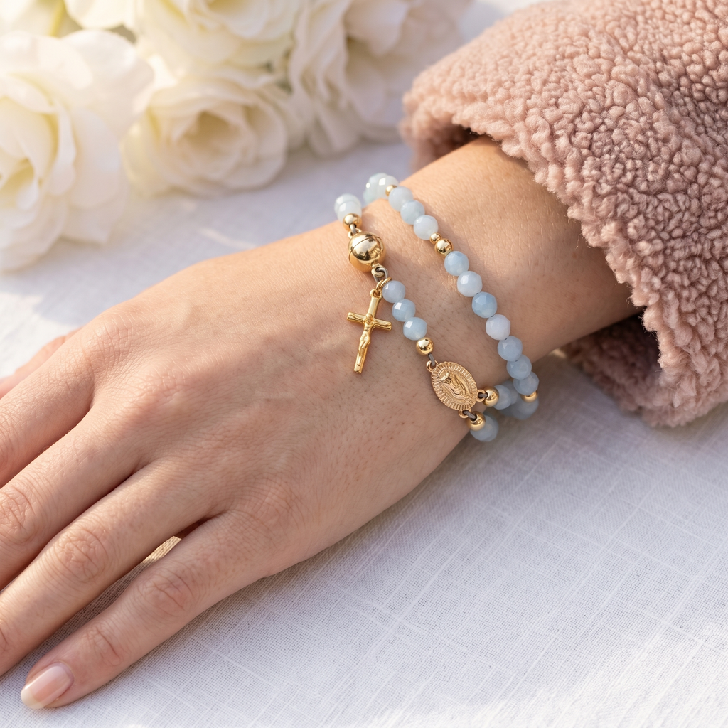 Aveluna – Bracciale Rosario Fatti a Mano