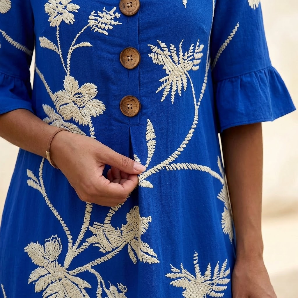 Solenya – Abito Midi Floreale da Donna