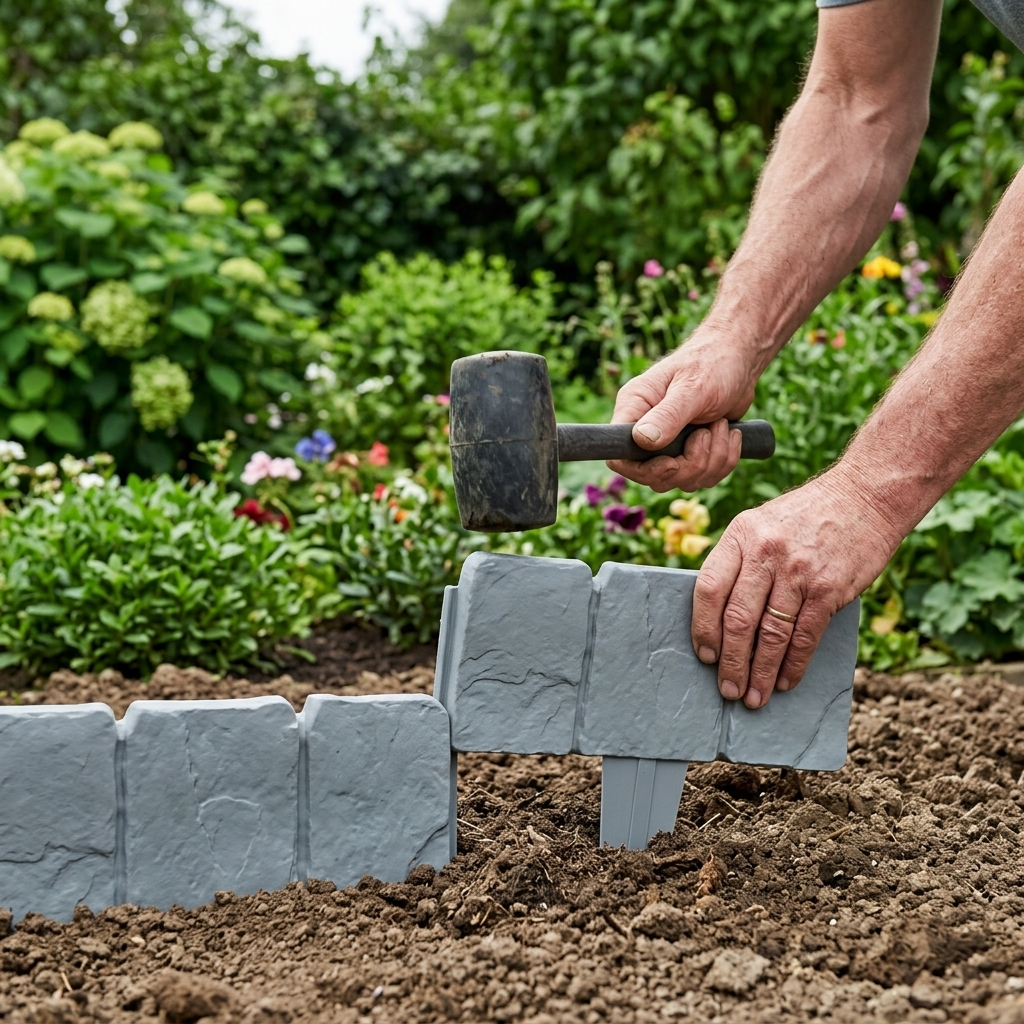 Stoneborder – Bordatura da Giardino in Pietra Finta