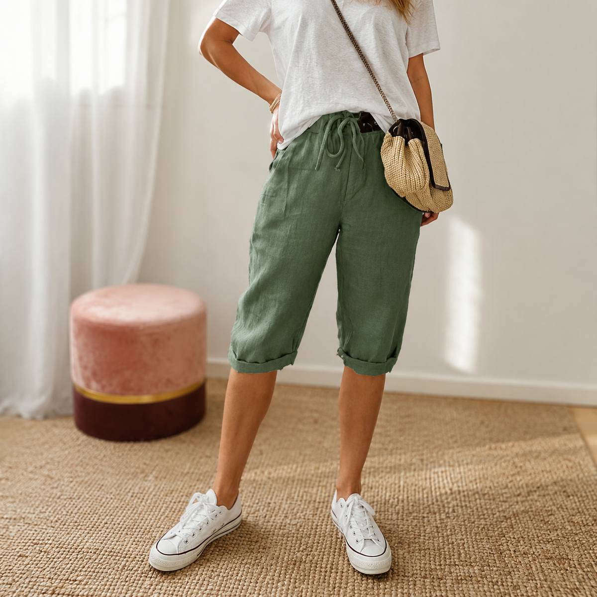 Lunaire – Pantaloni Capri da Donna per uno Stile Estivo Facile