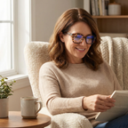 Clarelle – Occhiali da lettura oversize in tartaruga per donne