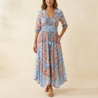 Floressa – Abito Maxi Viscoso a Fiori