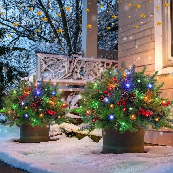 Albero di Natale Artificiale Pre-illuminato Filler per Urna