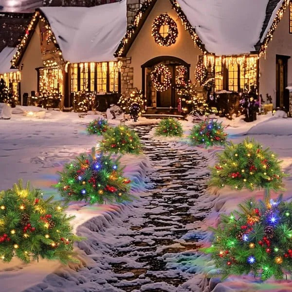 Albero di Natale Artificiale Pre-illuminato Filler per Urna