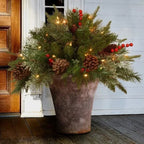 Albero di Natale Artificiale Pre-illuminato Filler per Urna