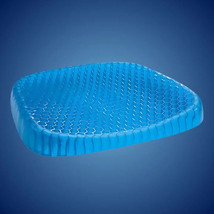 Cuscino Ortopedico in Gel | Sollievo dalla Pressione - Dolore al Coccige - Supporto per la Schiena Bassa - Per Sedia da Ufficio - Auto - Uso in Sedia a Rotelle