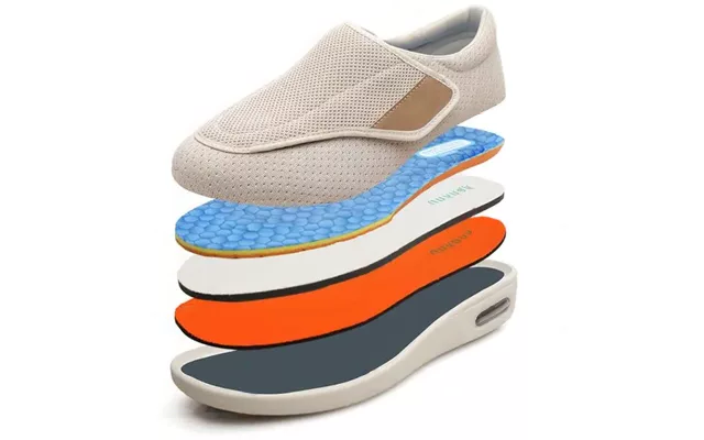 Scarpe Diabetiche Ampie per Piedi Gonfi
