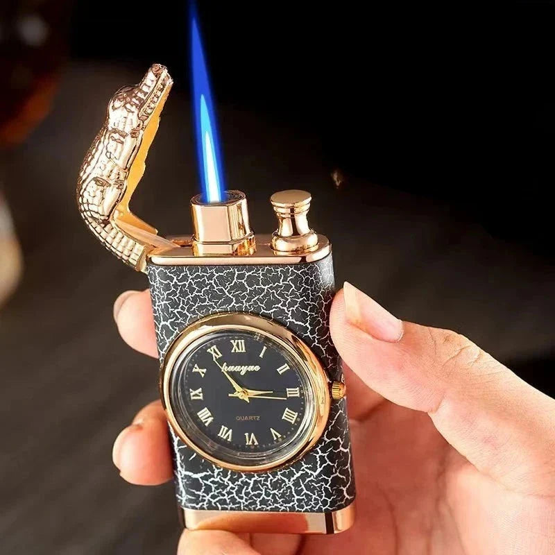 (1+1 GRATIS) CrocoFlame: L'accendino a doppia fiamma