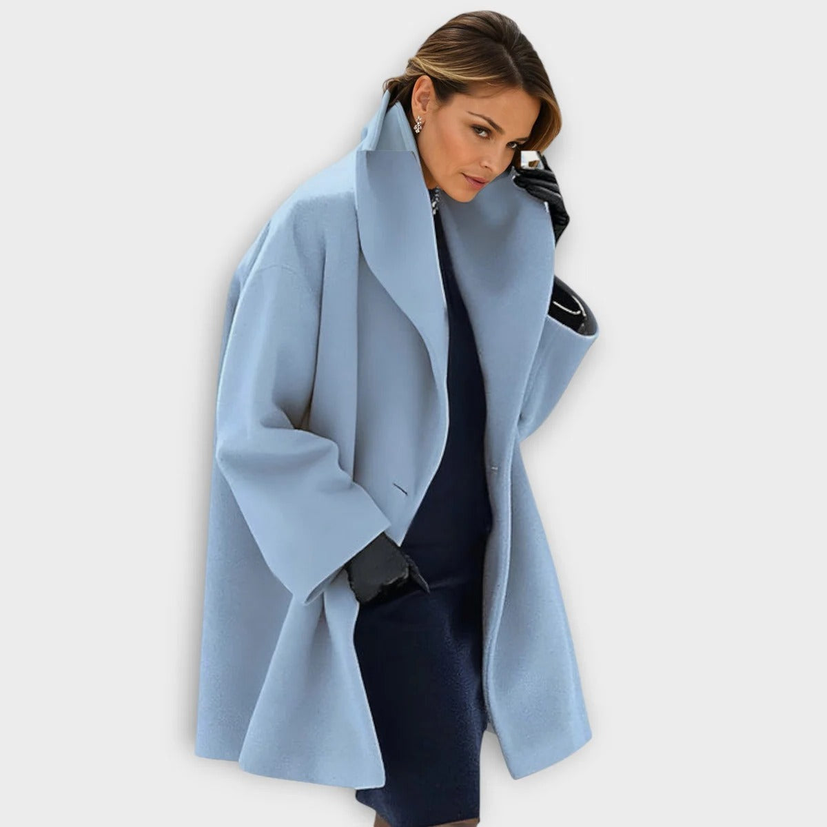 Cappotto di Lana Lussuoso e Antivento per Donne