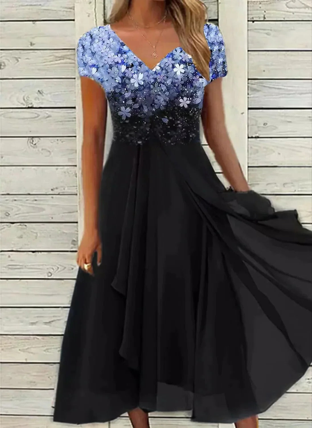 Abito da Festa in Chiffon per Donna