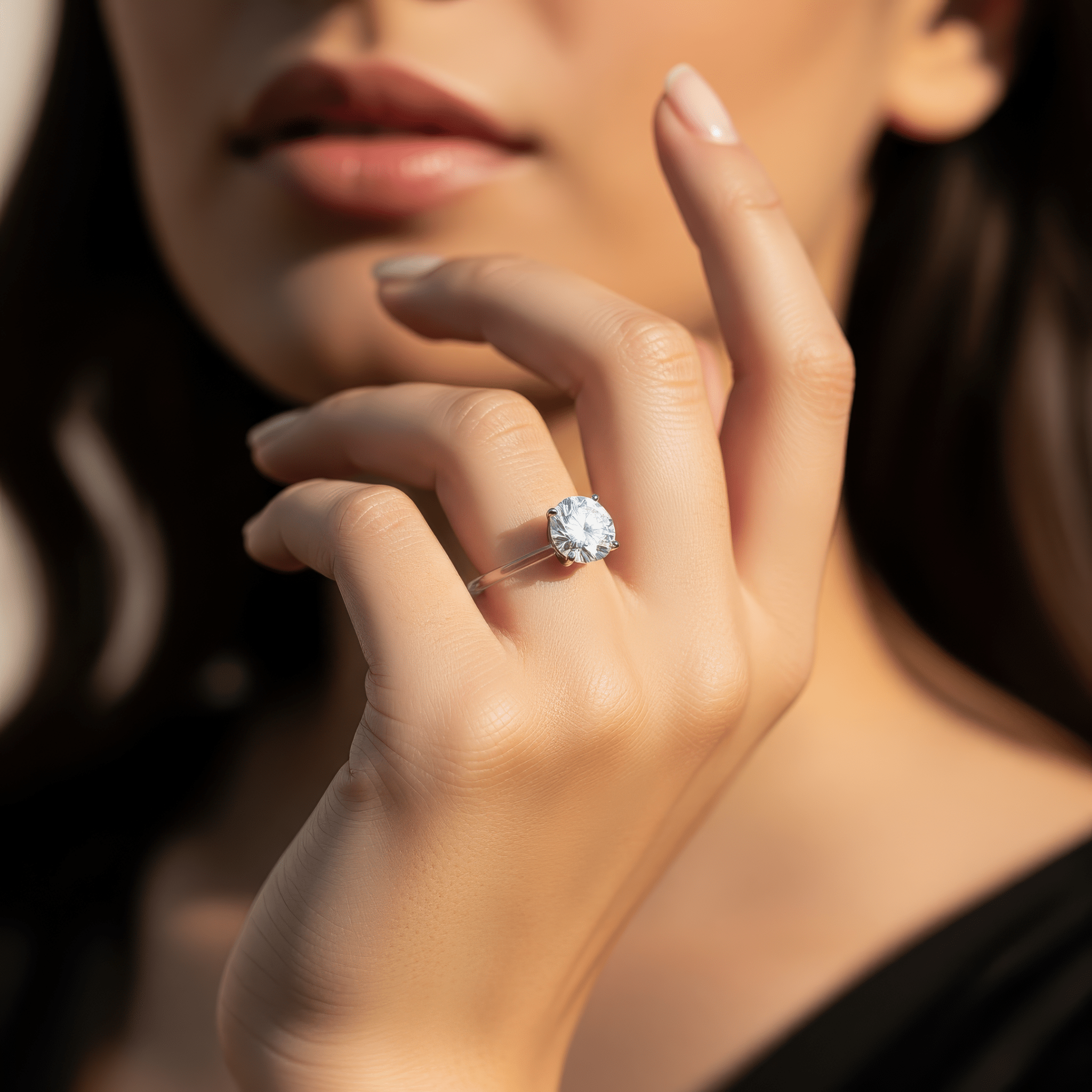 Elaria - Anello con filo galleggiante invisibile
