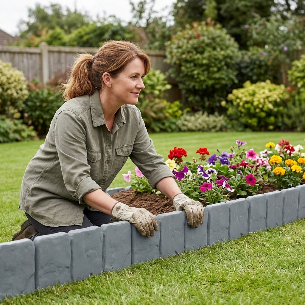Stoneborder – Bordatura da Giardino in Pietra Finta