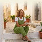 Slowlinen – Salopette con Bottoni Frontali