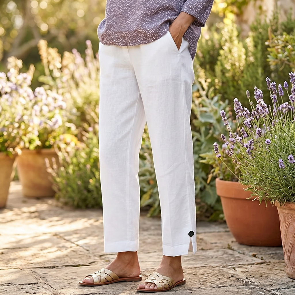 Womee – Pantaloni Cropped Donna in Soft-Stretch