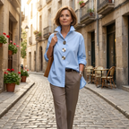 Milenza – Blusa Dichiarazione in Stile Italiano