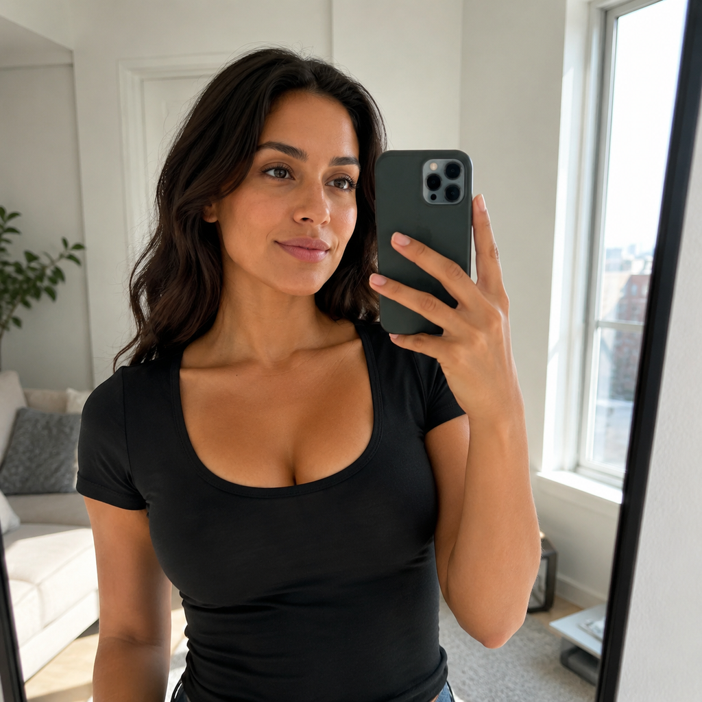 Florelle – Reggiseno Balconette Senza Cuciture per Top con Collo Ampio