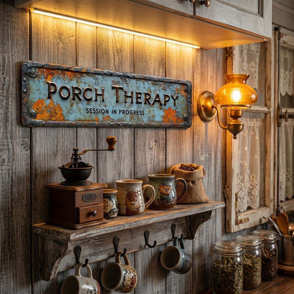 Porchly – Targa Terapia da Veranda in Stile Vintage