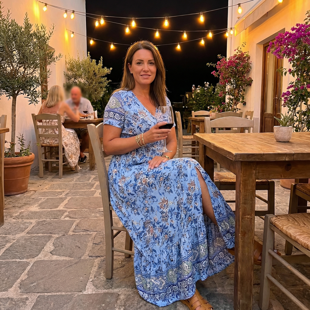 Floressa – Abito Maxi Floreale Leggero per Ogni Occasione
