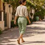 Movana – Capri da donna comodi con tasche