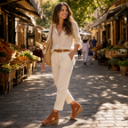 Elsera – Wedge con punta aperta e dettaglio fibbia