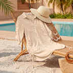 Coverly – Camicia Abito da Spiaggia Leggera per Donna