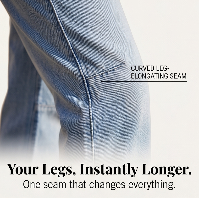 Lumière – Jeans a Barile Cropped con Vita Alta da Donna