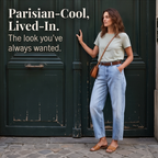 Lumière – Jeans a Barile Cropped con Vita Alta da Donna